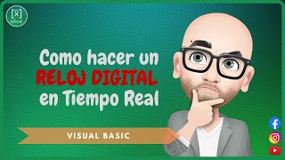 Celebrity Como hacer un RELOJ DIGITAL en Tiempo Real | VBA | Visual Basic | Tips Profile