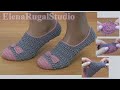 LADIES Crochet SLIPPERS