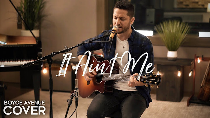 It Ain't Me Acoustic version - Acoustic performance video thumbnail
