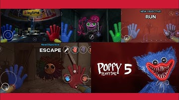 Poppy Playtime Chapter 1,2,3,4,5 Mobile Full gameplay walkthrough (Ios, Android)