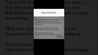 Talk To 100 Win Once   Success Comes To Those Who Dont Quit  shorts successmindset