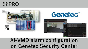 AI-VMD alarm configuration on Genetec Security Center
