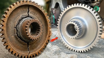 How We Repaired This Completely Destroyed Heavy Gear | Full Step-by-Step Restoration