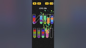 Water Sort Puzzle Level 594 Walkthrough Solution Android/iOS 💦