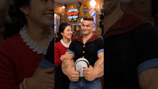 Popeye, Olive &amp; Bluto Walk Into a Barber Shop… | AI Live-Action Short Film