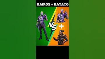KAIROS + HAYATO 🔥 Best Skill Combination | #shorts #freefire #gaming @Srikanta_FF