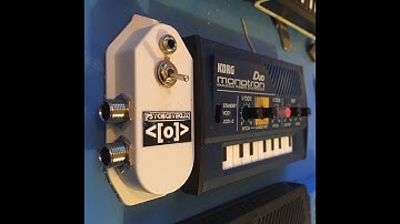 Monotron Adding CV in, 1/4" jack out & in Tutorial by Psychiceyeclix
