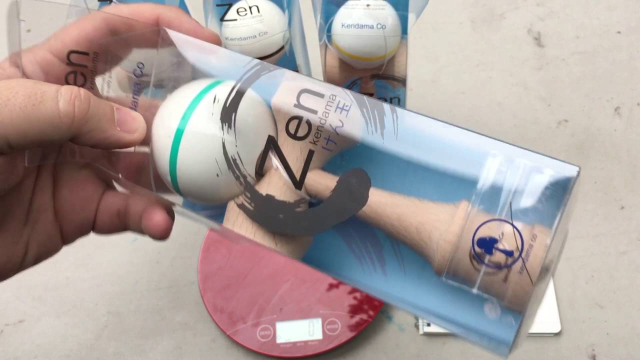 Kendama Co unboxing - 4 pack painted striped Zens