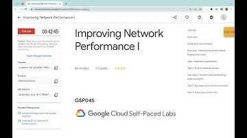 Improving Network Performance I || #qwiklabs || #GSP045