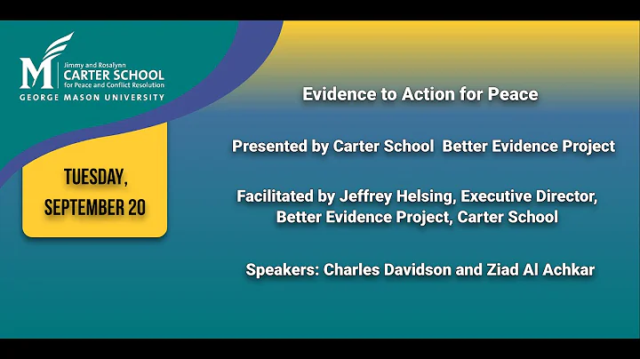 Evidence to Action for Peace