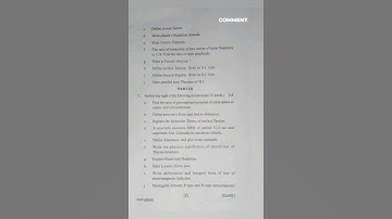 G.E physics question paper 2023 utkal University