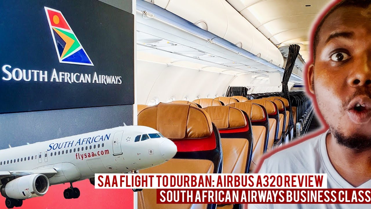 FLYING SOUTH AFRICAN AIRWAYS BUSINESS CLASS SAA AIRBUS A320 REVIEW 