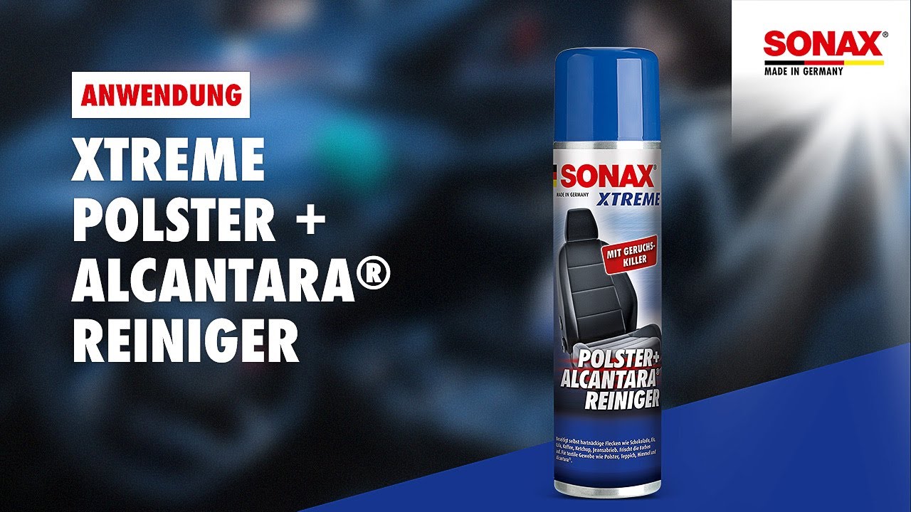 Anwendung SONAX XTREME Polster + Alcantara® Reiniger 