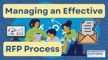 Managing an Effective RFP Process | Nonprofit Marketing Minutes
