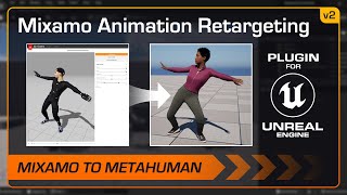 Retarget Mixamo animations to MetaHuman - Mixamo Animation Retargeting 2 for Unreal Engine 5