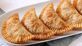 Masa de empanadillas para freír auténtica - Solo 3 ingredientes