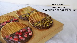 Chocolate Covered Stroopwafels