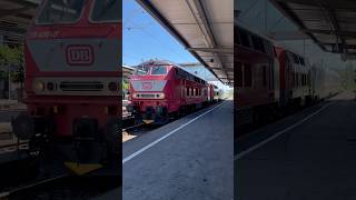 218 406 + 218 415 mit IC 2012 nach Dortmund Durchfahrt in Göppingen #trainbawü #br218 #ic2012 #ic1
