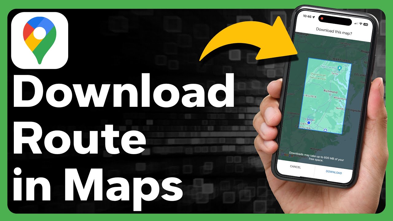 How to download a route in google maps youtube