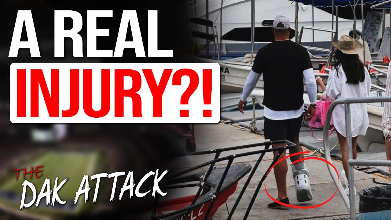 Dak Prescott IN A WALKING BOOT?!