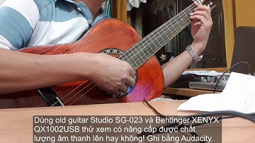 Sao chưa thấy hồi âm (Châu Kỳ) ghi âm qua Behringer Mixer QX1002USB - Vlog #232
