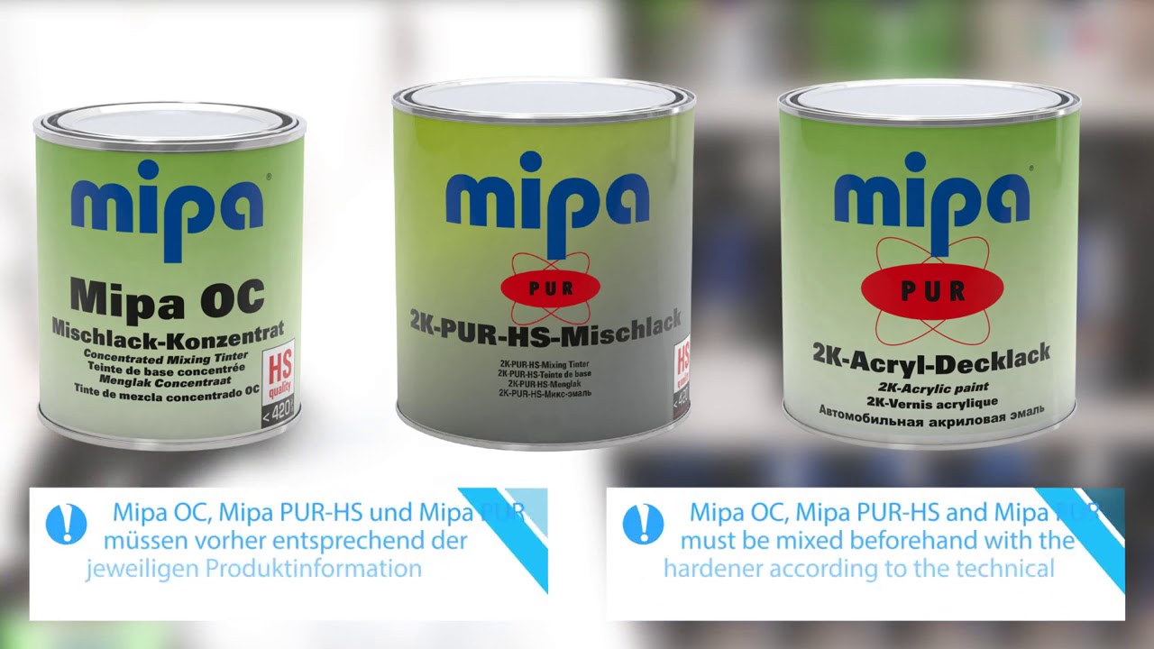 Mipa Protector 2K PU Truck bed liner tönbar