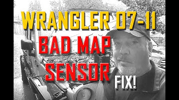 Jeep Wrangler 2007 to 2011 3.8L Map sensor replacement...Easy Swap Out"