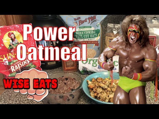 Wise Eats - Gorilla Press Power Oatmeal (High Protein Breakfast Bowl Recipe Video)