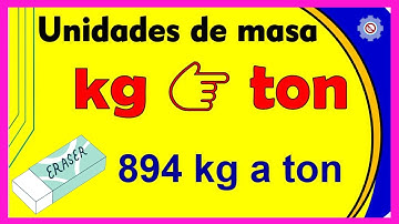 Convertir KILOGRAMOS a TONELADAS ( kg a ton ) #1 💥