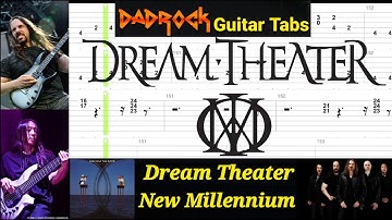 New Millennium - Dream Theater - Guitar + Bass TABS Lesson