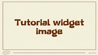 TUTORIAL WIDGET IMAGE PADA FLUTTER
