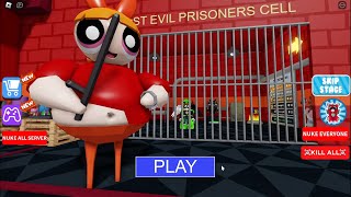 [NEW!] POWERPUFF GIRL'S BARRY'S PRISON RUN V2! (OBBY!) | LIVE