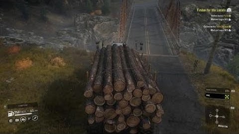 Snowrunner truck goes YEET