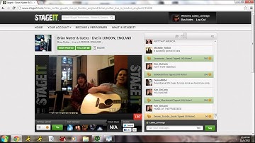 Stageit - Brian Nutter Little Pink Houses with Christian Kane