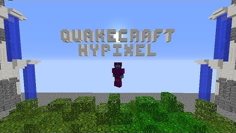 My first Minecraft video! Playing Quakecraft on Hypixel (Bluefire 150)