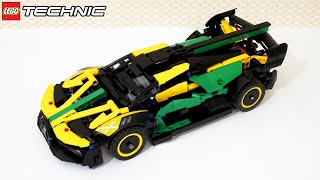 Не скиддер, но почти John Deere: доработал моторизацию набора ЛЕГО Техник 42151 Bugatti Bolide