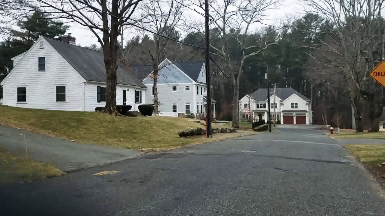 Wellesley Ma neighborhood walk