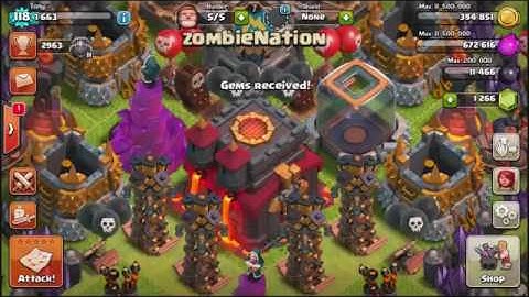 Clash Of Clans - Unlimited Free Gems Hack Glitch CoC | IOS/Android | Video Proof | 100% Working