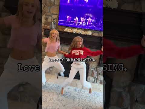 Love Is EMBARRASSING fs 🤭@OliviaRodrigo @Alyssa.Joy.G #shorts #shortsfeed #bestie #friends #dance