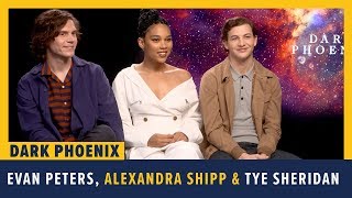 Tye Sheridan, Alexandra Shipp and Evan Peters Talk DARK PHOENIX