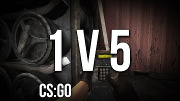 CS:GO - 1v5 CLUTCH ON CACHE!