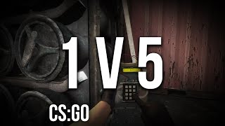 CS:GO - 1v5 CLUTCH ON CACHE!
