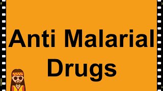 Pharmacology Anti Malarial Drugs MADE EASY!