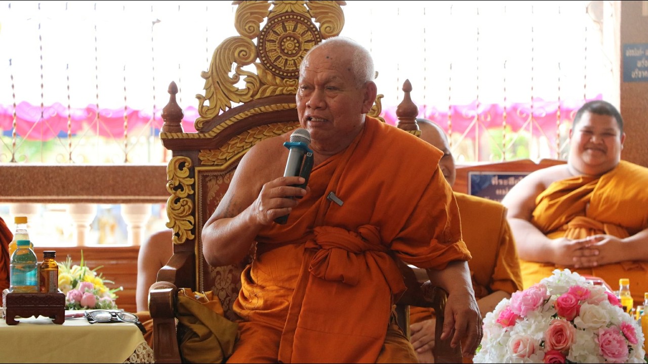 พระเทพวิสุทธิคุณ กล่าวสัมโมทนียกถางานฉลองสัญญาบัตร ณ วัดพิชัยพัฒนาราม ต.วังชัย อ.น้ำพอง จ.ขอนแก่น