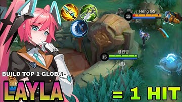 LAYLA META SUPER CRIT HACK BUILD!! 500% CRIT HACK!?😱 ( MUST TRY! ) LAYLAI BEST 1 HIT BUILD 2025‼️