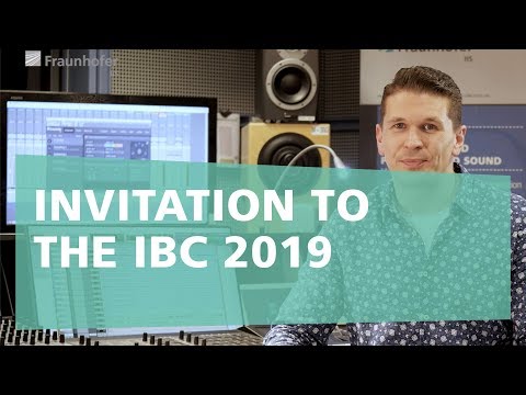 Invitation to the IBC 2019