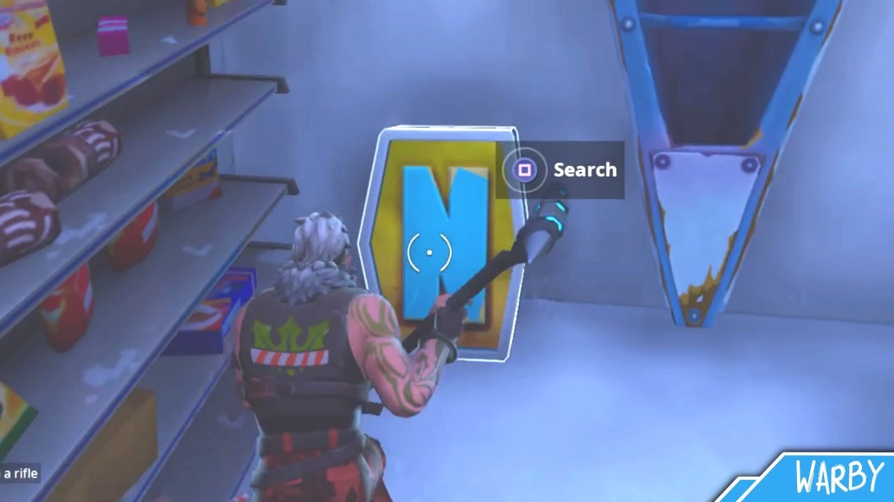 Fortnite Battle Royale - All N O M S Letter Locations Guide (Season 7 Challenge)