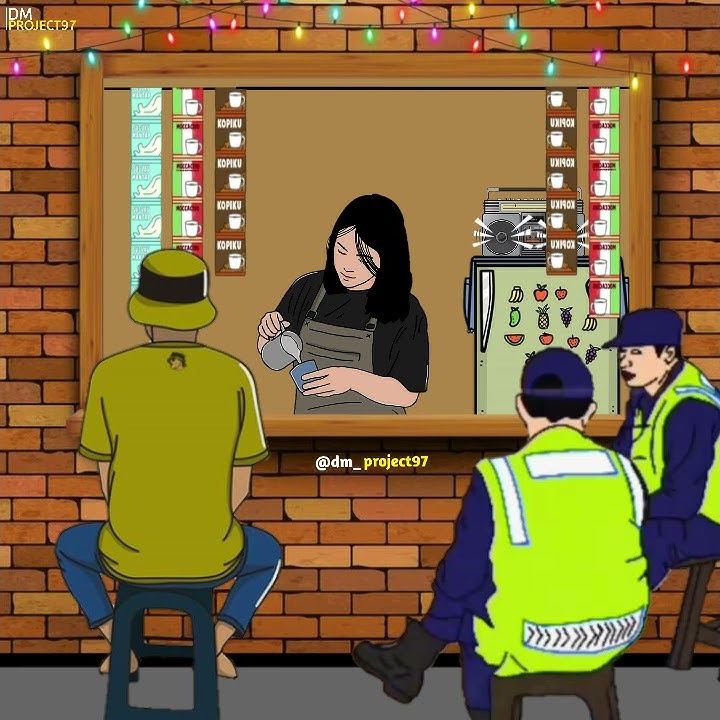 Story Wa animasi ngopi || Story animasi ngopi terbaru || Story animasi kekinian