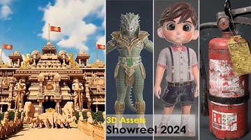 3D Assets  I  Showreel 2024  I Voxel Art