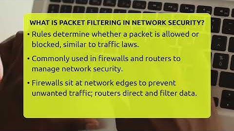 What Is Packet Filtering In Network Security? - Talking Tech Trends